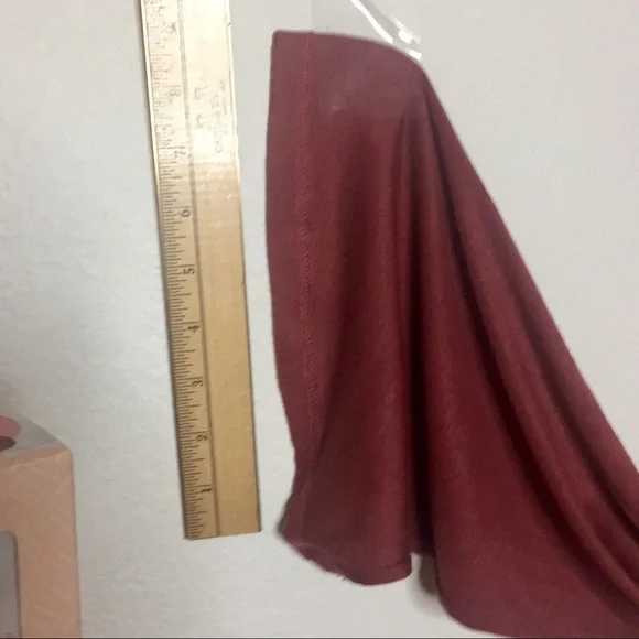 NWOT top- dress babydoll style V line choker collar long sleeve blouse - Picture 4 of 6